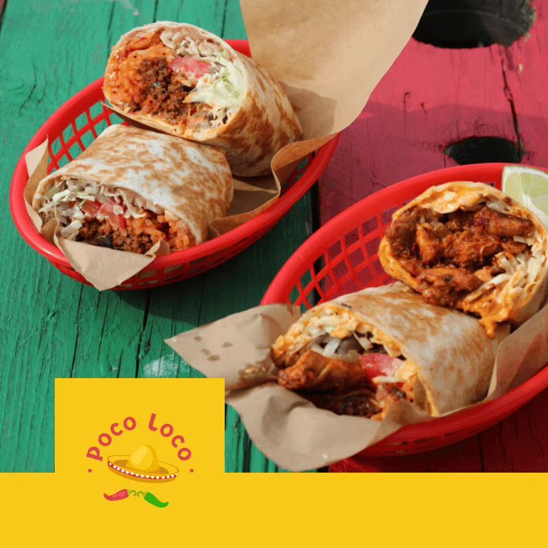 Mexicanske burritos fra Poco Loco